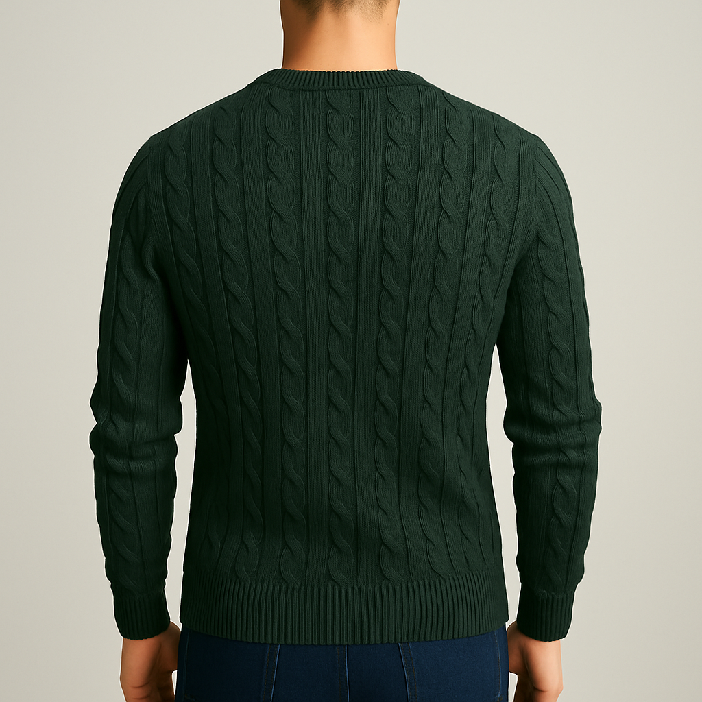 Pullover Arven Zopfstrick Klassisch